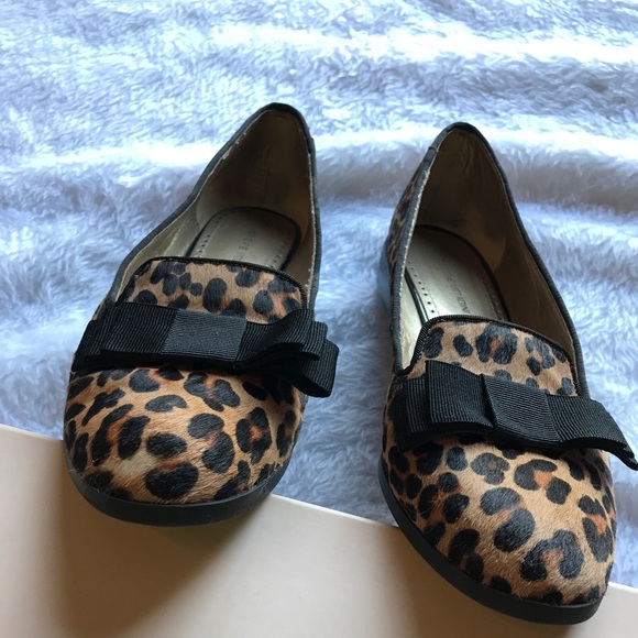 Leopard print w/grosgrain bow hairlike material - Picture 2 of 8